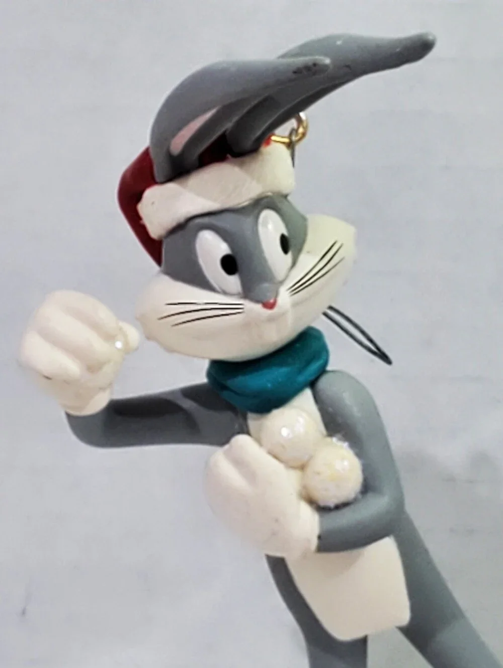 WARNER Bros Looney Tunes Bugs Bunny Ornaments Vintage 1995 & 1997 Golf Snowball